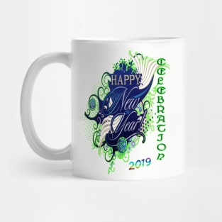 Happy new year celebration 2019 Mug